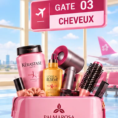 Cheveux — shampoing, sérum et masque Kérastase, Vichy, L'Oréal, Garnier