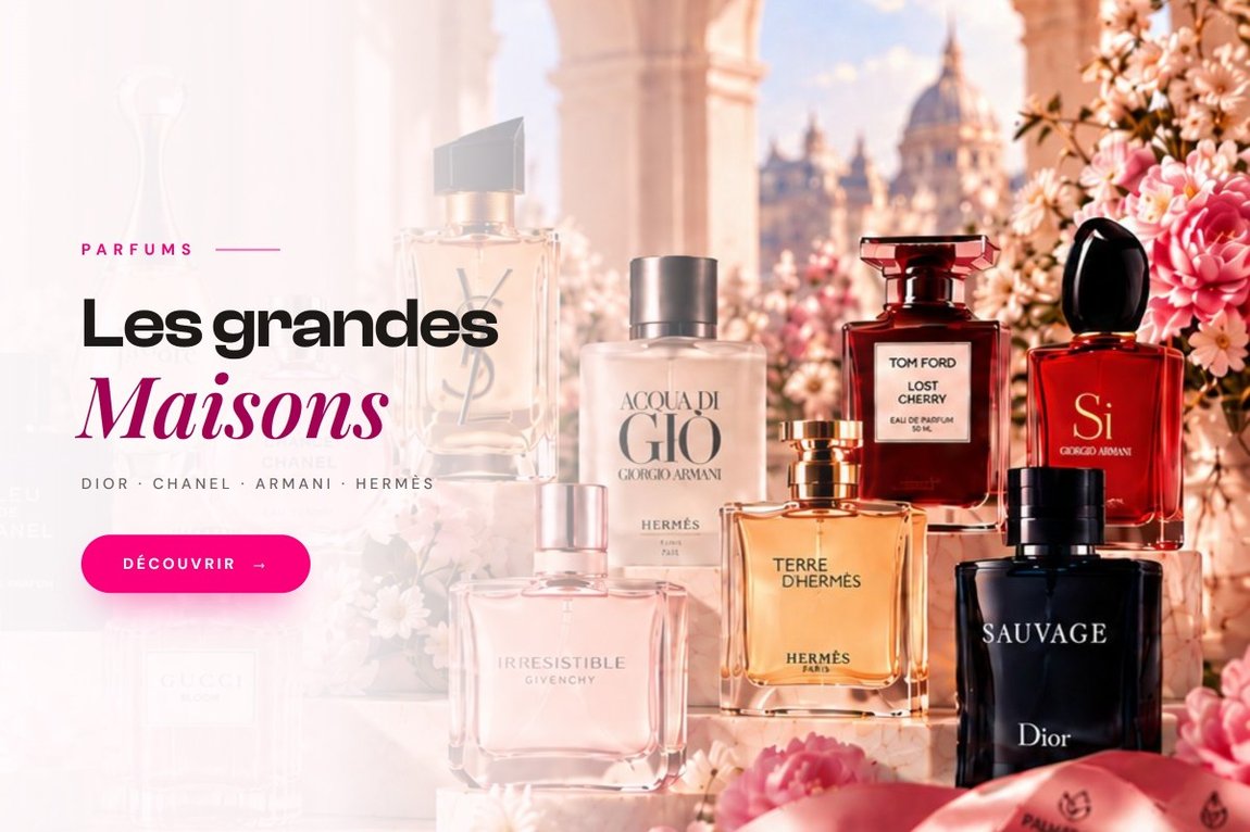 Les grandes maisons — Dior, Chanel, Armani, Hermès