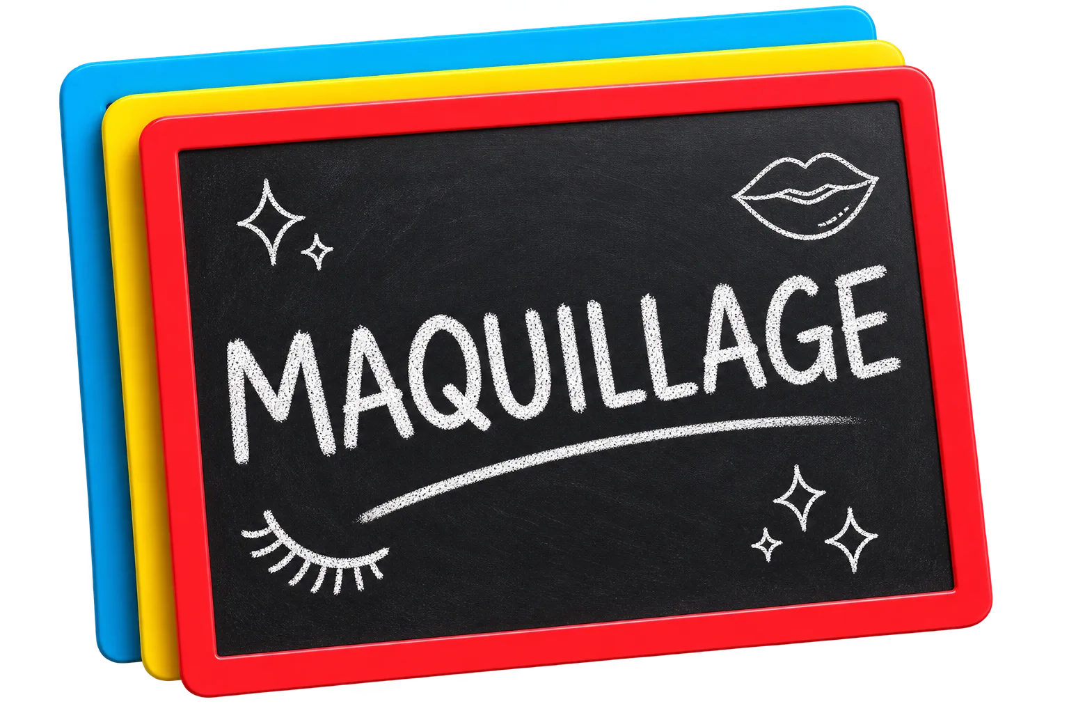 Ardoise « Maquillage »