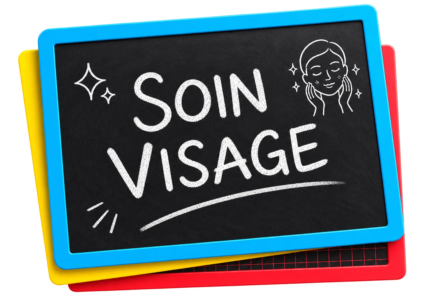 Ardoise « Soin Visage » et ISDIN Fusion Water Magic SPF 50