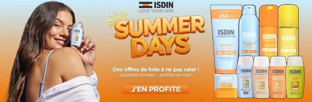 ISDIN Summer Days — Offres solaires + cadeaux offerts
