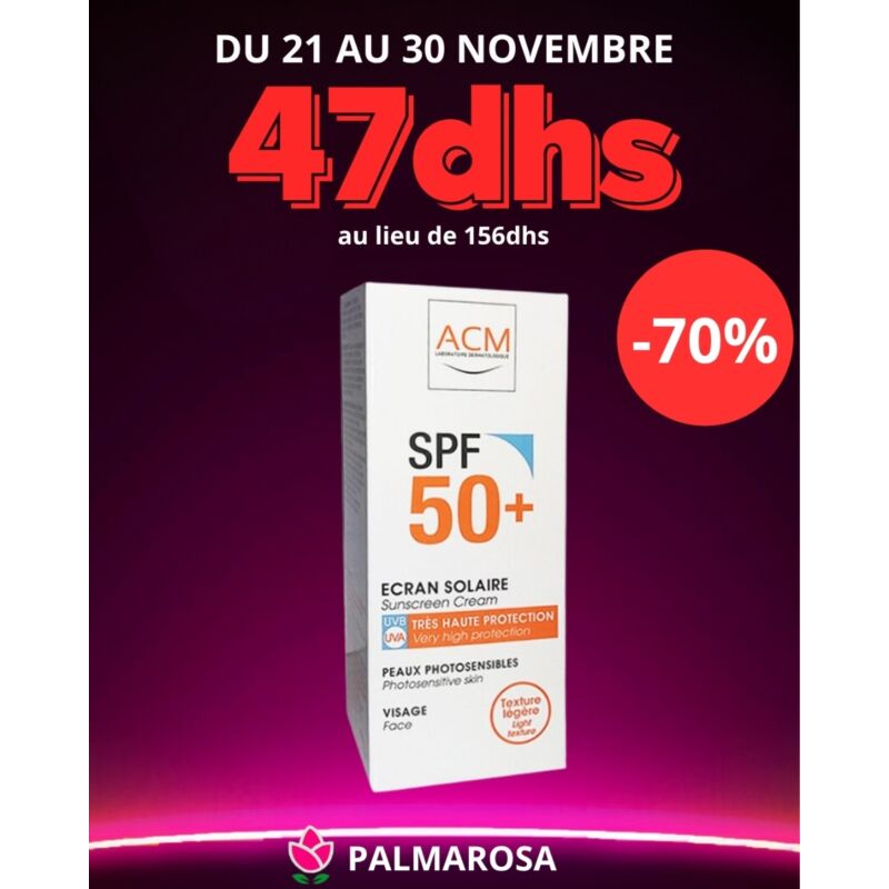 ACM - ECRAN SOLAIRE SPF50 50ML