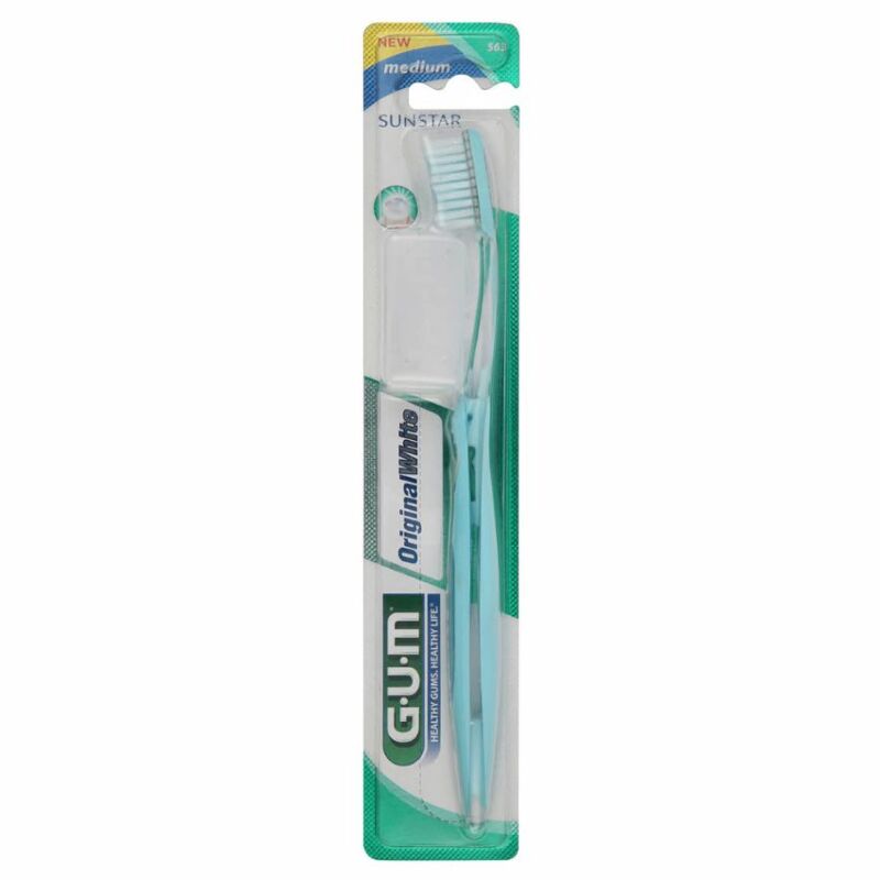 GUM - BROSSE À DENTS ORIGINAL WHITE MEDIUM 563