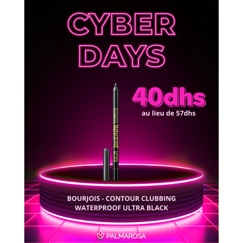 BOURJOIS - CONTOUR CLUBBING WATERPROOF ULTRA BLACK