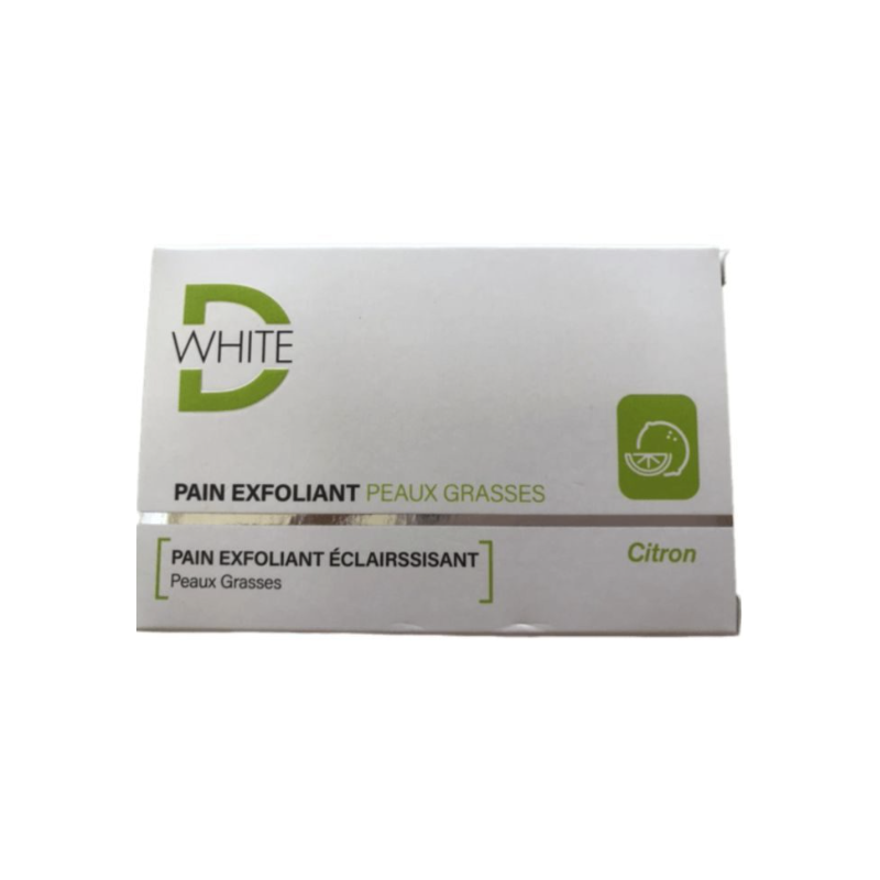 D-WHITE - PAIN EXFOLIANT PEAUX GRASSES 200 g