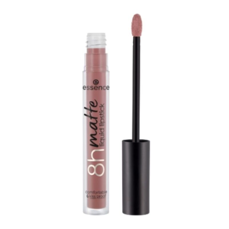 ESSENCE - 8H MATTE LIQUID LIPSTICK 02 SILKY HAZELNUT