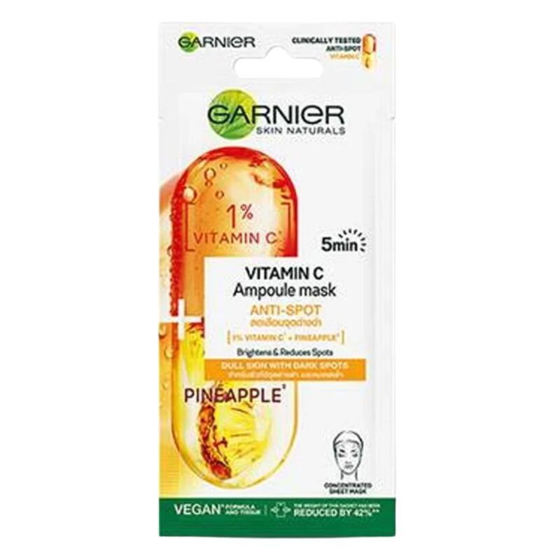 GARNIER - SKINACTIVE MASQUE TISSU AMPOULE h1% HYALURONIQUE ACIDE