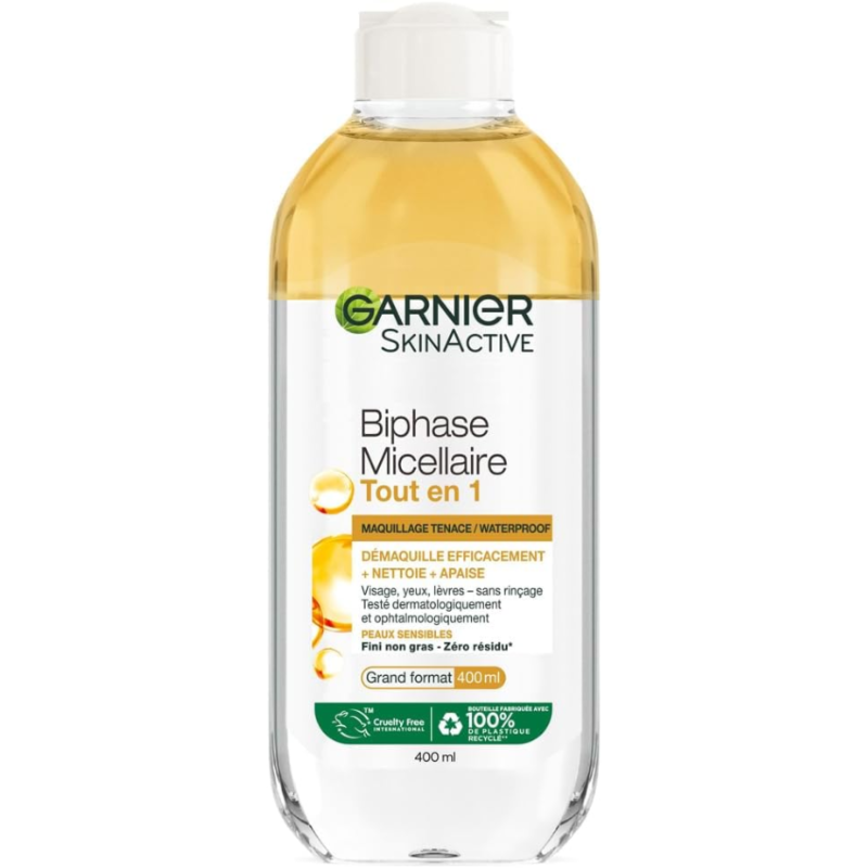 GARNIER - SKINACTIVE MICELLAIR BIPHASE 400ML
