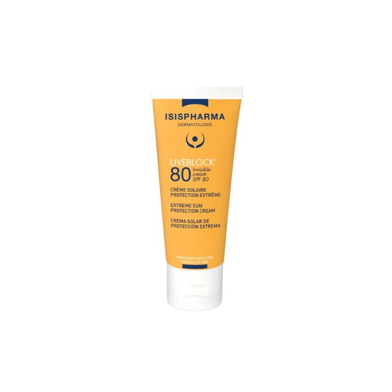 ISISPHARMA - UVEBLOCK SPF 80 CREME SOLAIRE INVISIBLE PROTECTION EXTRÊME 40ML