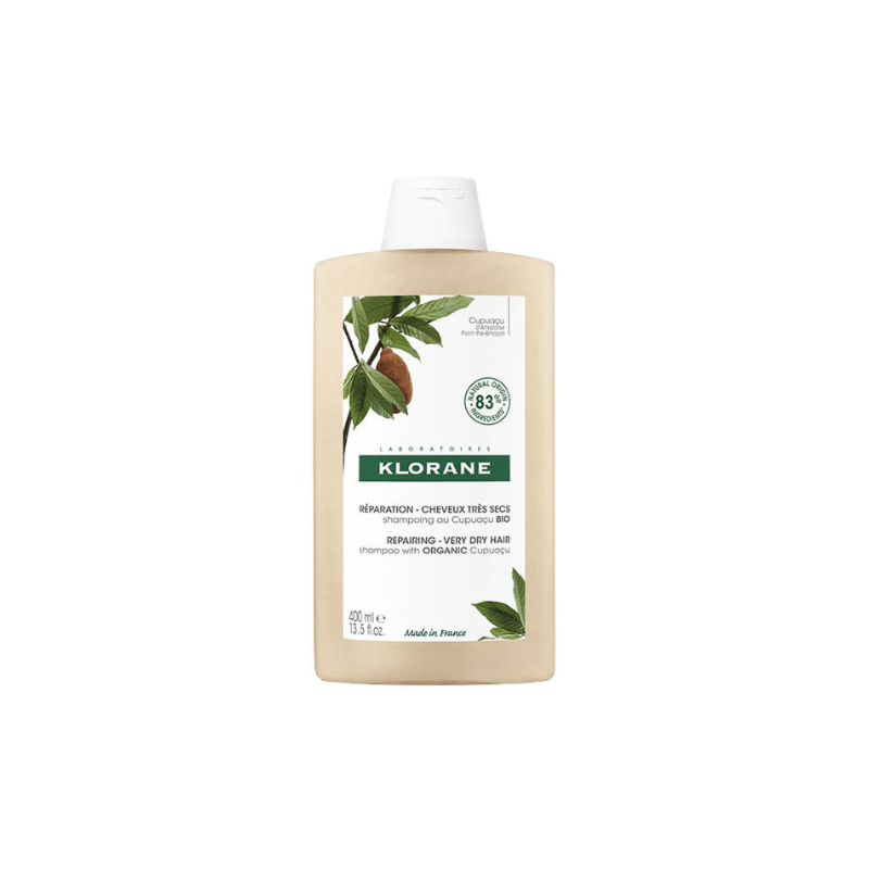  KLORANE - SHAMPOOING AU CUPUAÇU BIO CHEVEUX TRES SECS   400ML