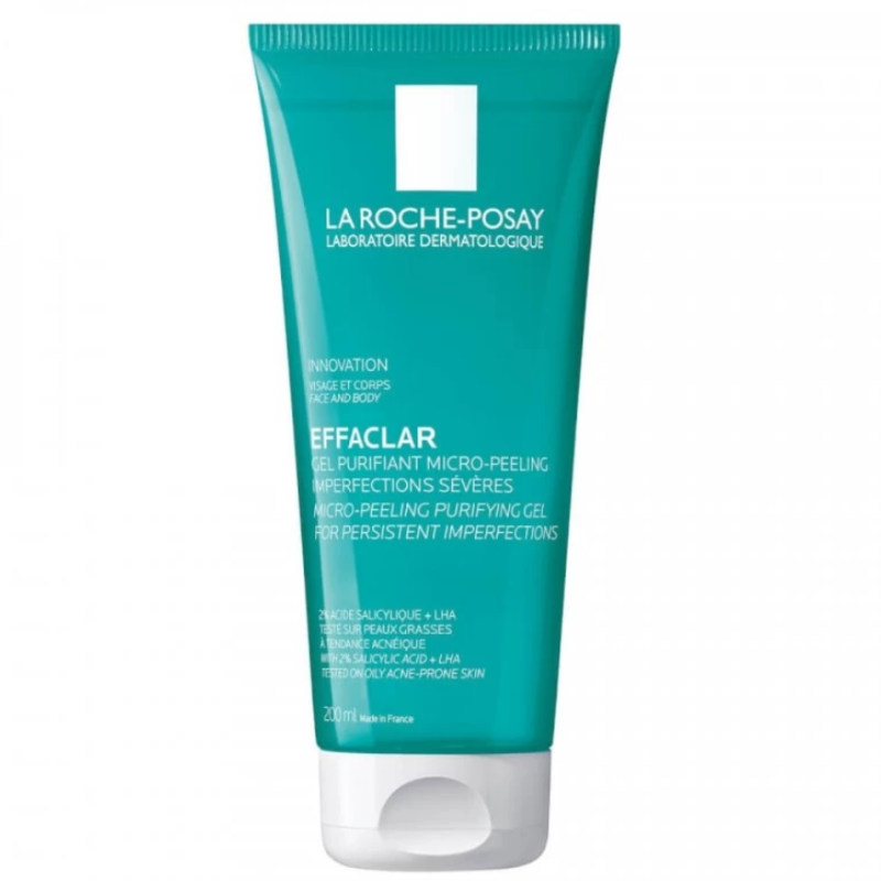 LA ROCHE POSAY - EFFACLAR GEL PURIFIANT MICRO-PEELING 200ML
