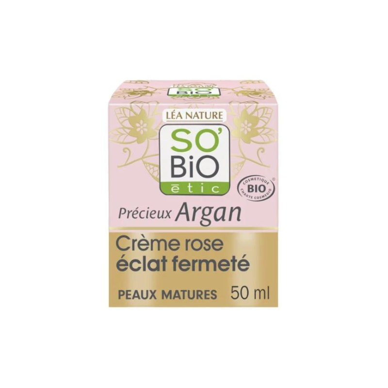 SO BIO - CREME ROSE ECLAT FERMETE PEAUX MATURES 50ML