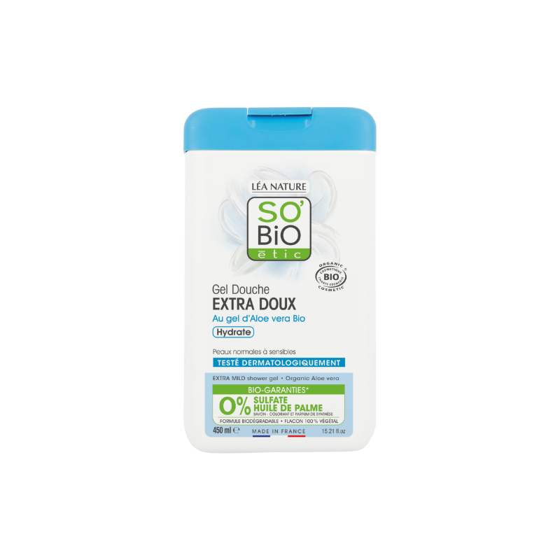 SO BIO - GEL DOUCHE EXTRA DOUX 450ML