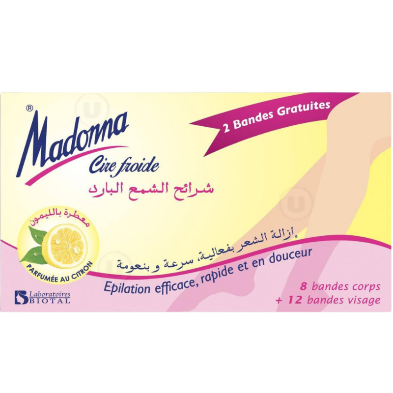 MADONNA -BANDE CIRE FROIDE 18