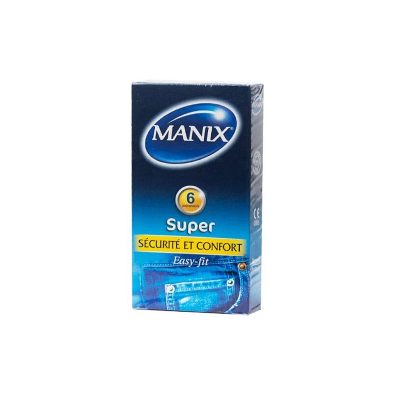 MANIX - SUPER SECURITY ET CONFORT - 6 PRESERVATIFS
