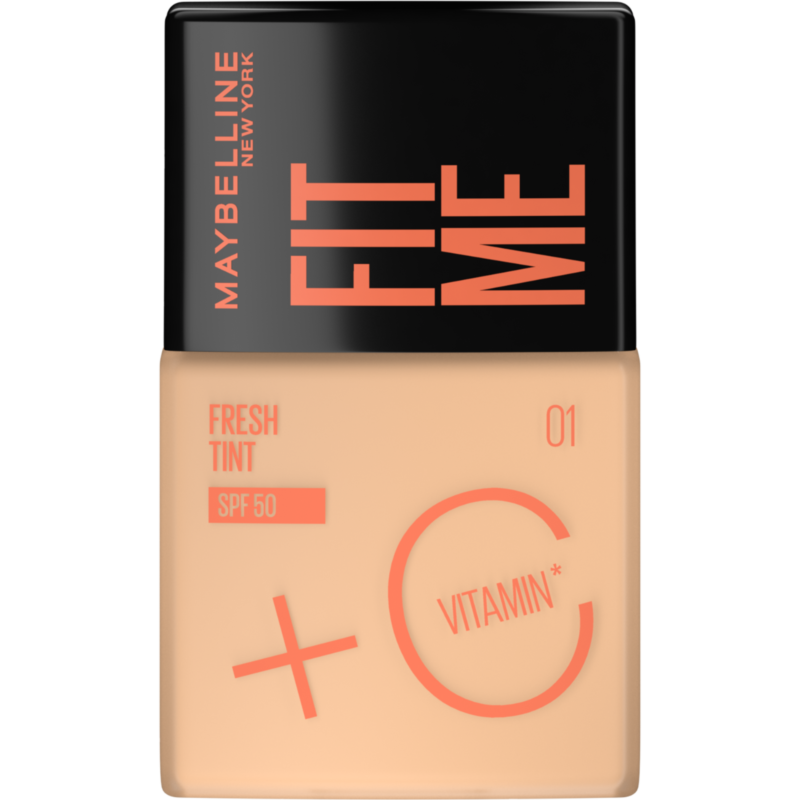 MAYBELLINE - FOND DE TEINT FIT ME FRESH TINT SPF 50   VITAMIN C 01