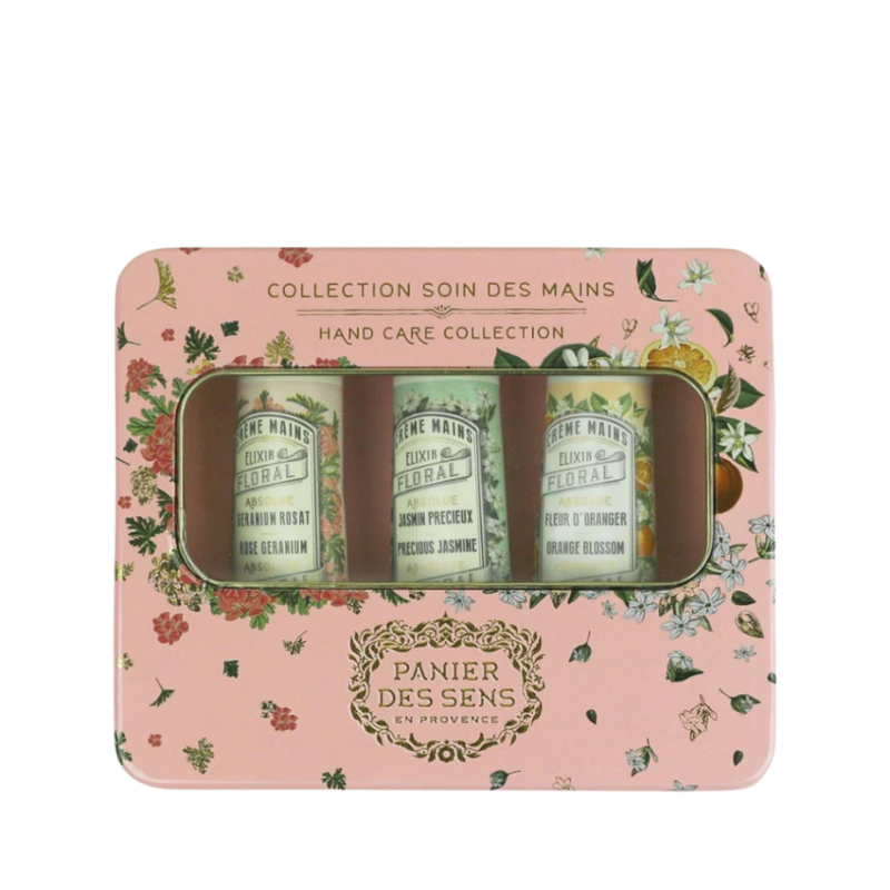 PANIER DES SENS - COLLECTION SOIN DES MAINS FLORALE