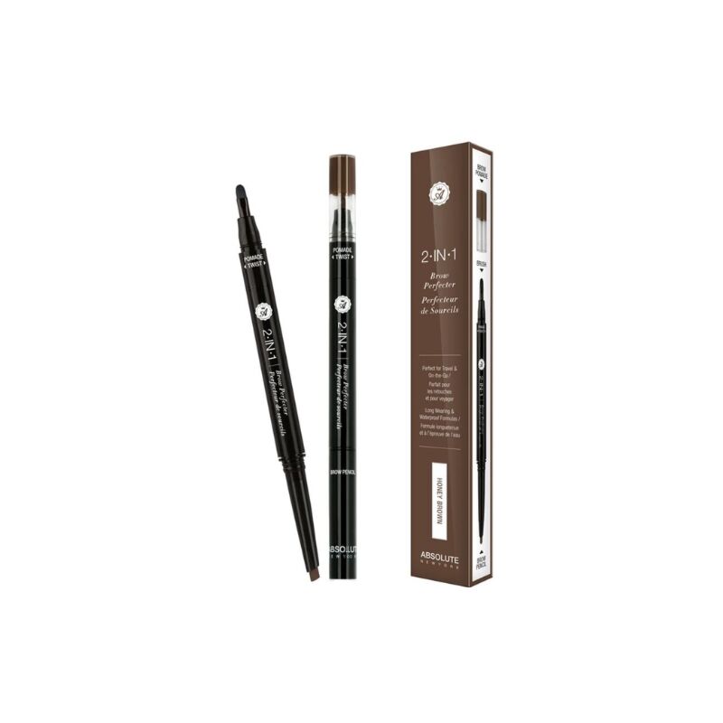 ABSOLUTE - 2 EN 1 BROW PERFECTER HONEY BROWN
