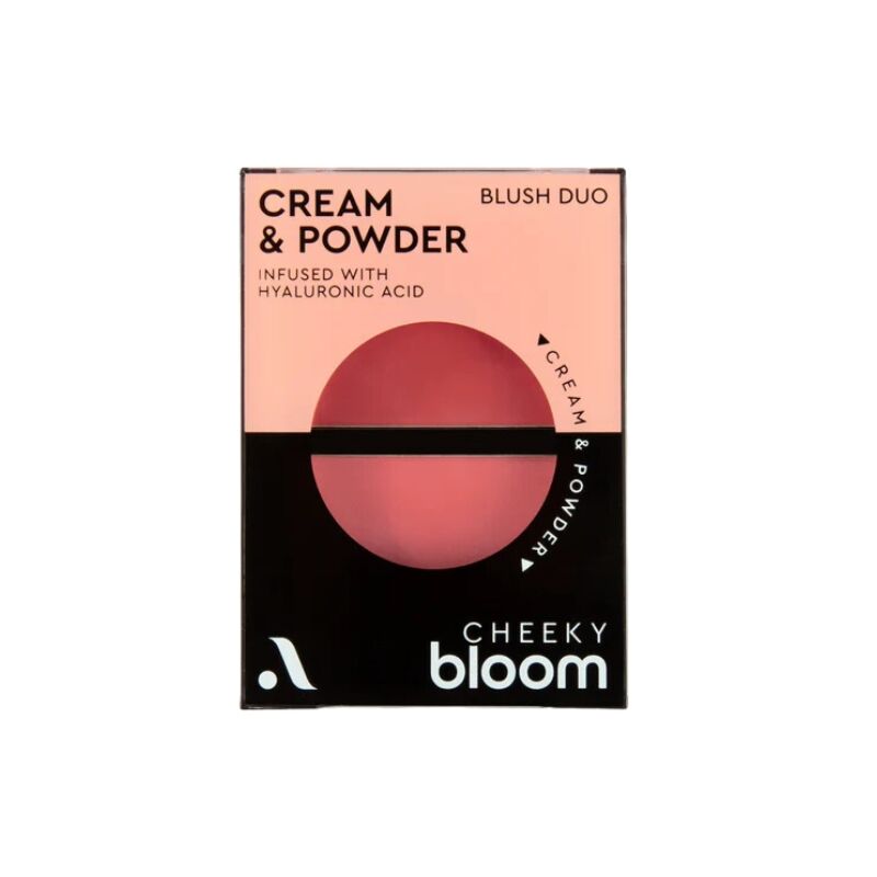ABSOLUTE - CREAM AND POWDER BLUSH DUO FLUSHED POPPY