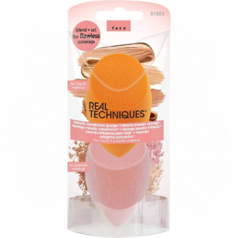 REAL TECHNIQUES - EPONGE MIRACLE COMPLEXION   EPONGE POUDRE MIRACLE