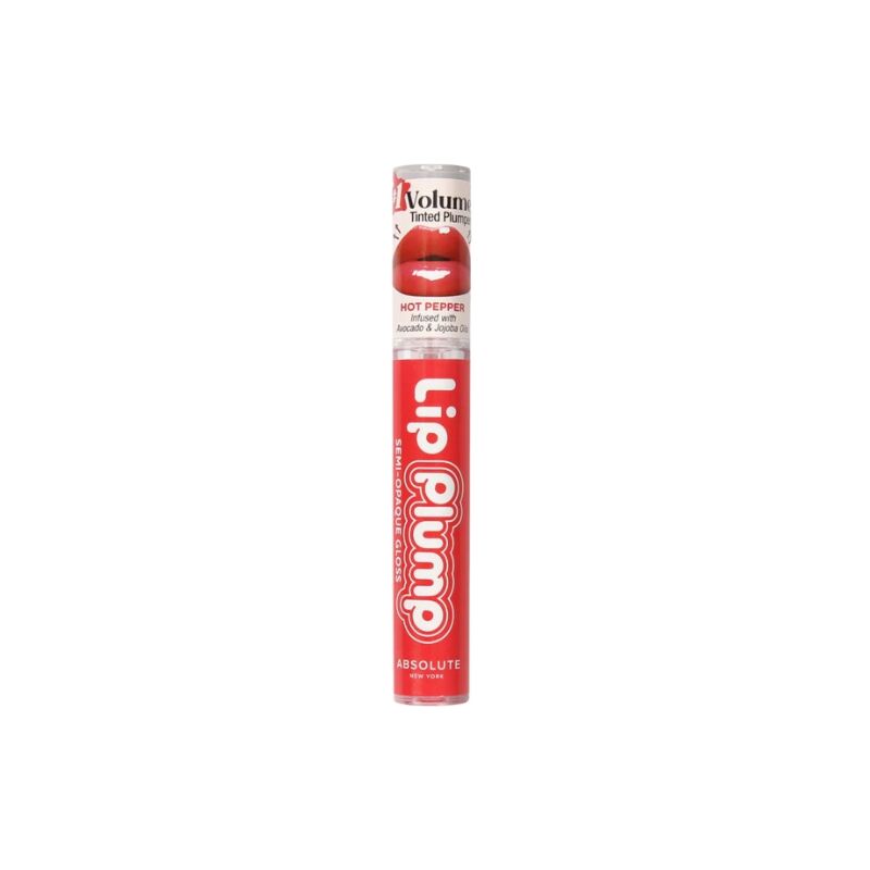 ABSOLUTE - LIP PLUMP SEMI-OPAQUE GLOSS HOT PEPPER