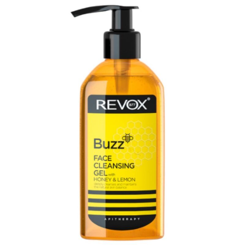 REVOX - BUZZ FACE CLEANSING GEL WITH HONEY & LEMON 180ML