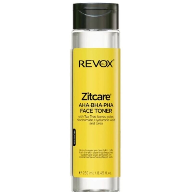 REVOX - ZITCARE AHA.BHA.PHA. ACTIVE FACE TONER 250ML