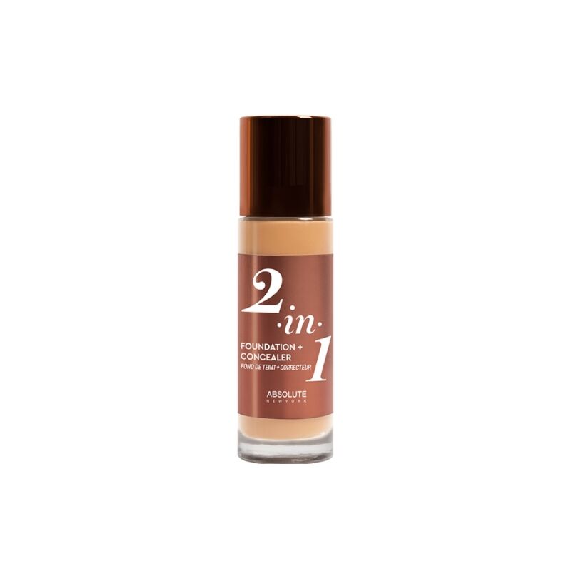 ABSOLUTE NEW YORK - 2-IN-1 FOUNDATION&CONCEALER W SAND