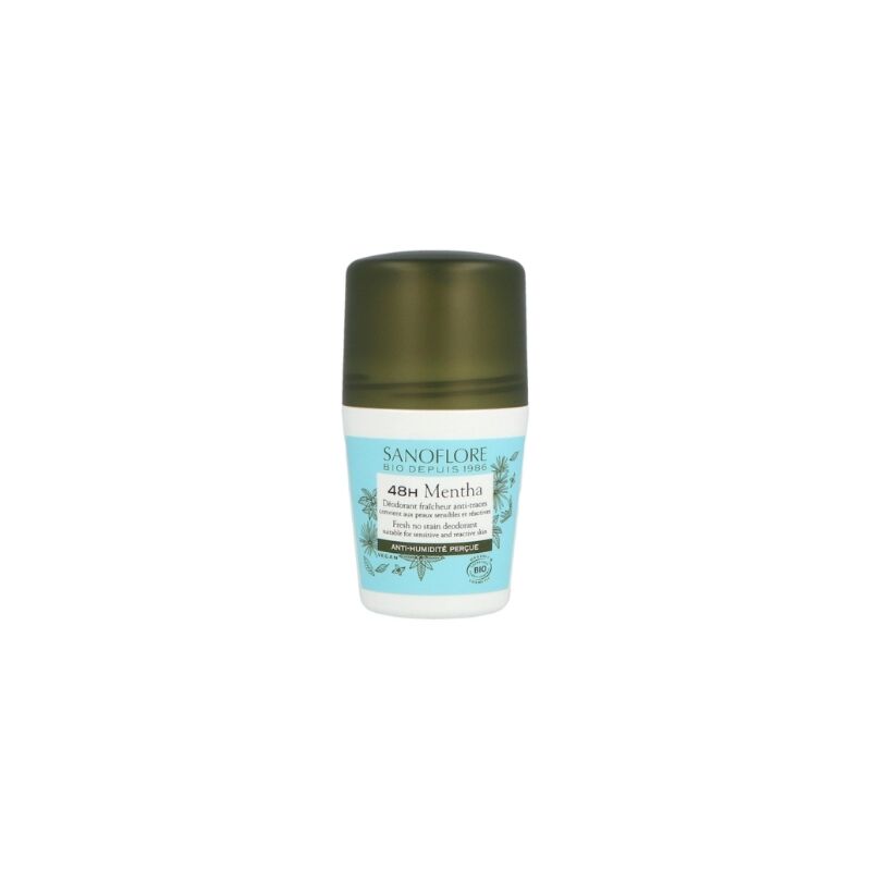 SANOFLORE - 48H MENTHA DEODORANT FRAÎCHEUR ANTI-TRACES