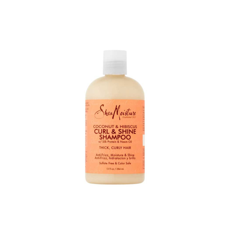 SHEA MOISTURE - COCONUT & HIBISCUS SHAMPOO FOR CURLY HAIR 384ML