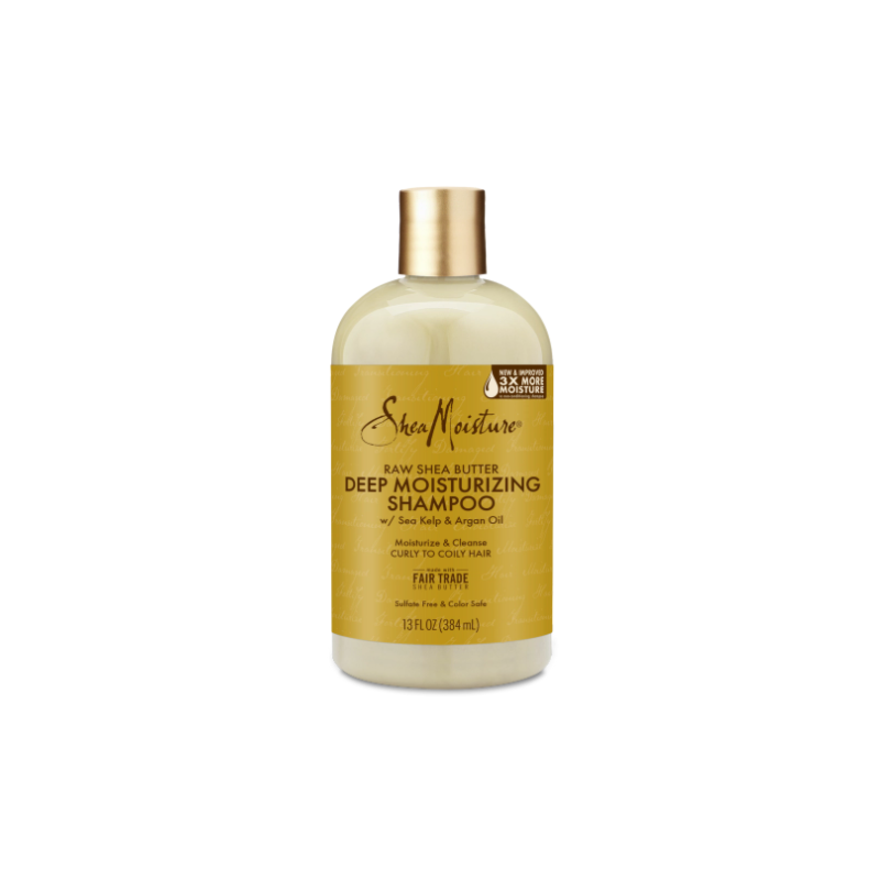 SHEA MOISTURE - RAW SHEA BUTTER DEEP MOISTURIZING SHAMPOOING 384ML