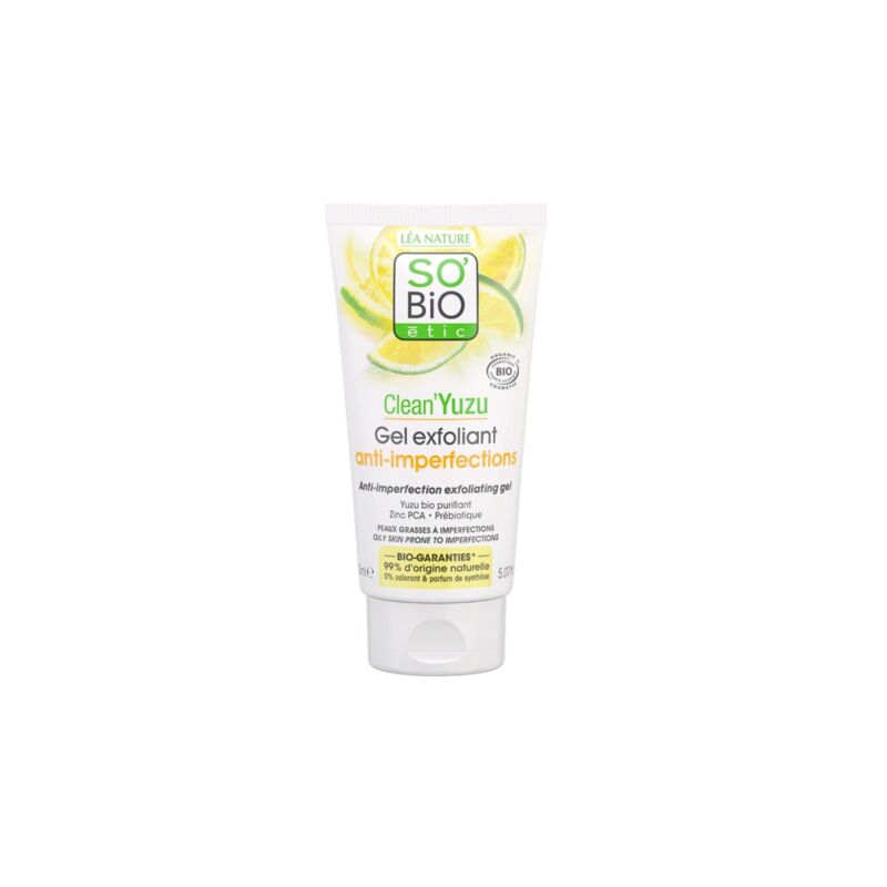 SO BIO - CLEAN YUZU GEL EXFOLIANT ANTI IMPERFECTIONS 150ML