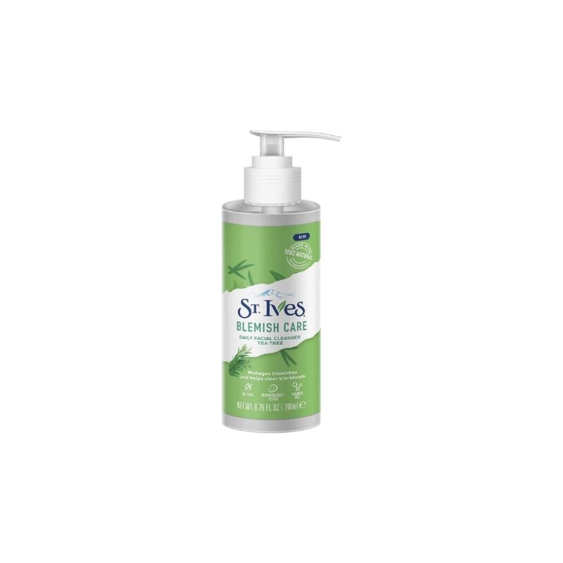 ST IVES - BLEMISH CARE DAILY FACIAL CLEANSER TEA TREE