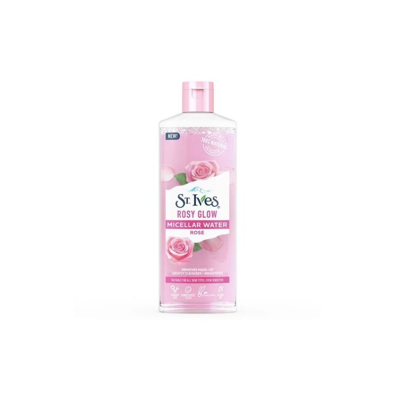ST IVES - ROSY GLOW MICELLAR WATER ROSE 400ml