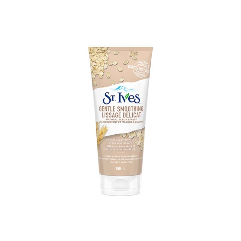 ST IVES - GENTLE SMOOTHING OATMEAL SCRUB & MASK