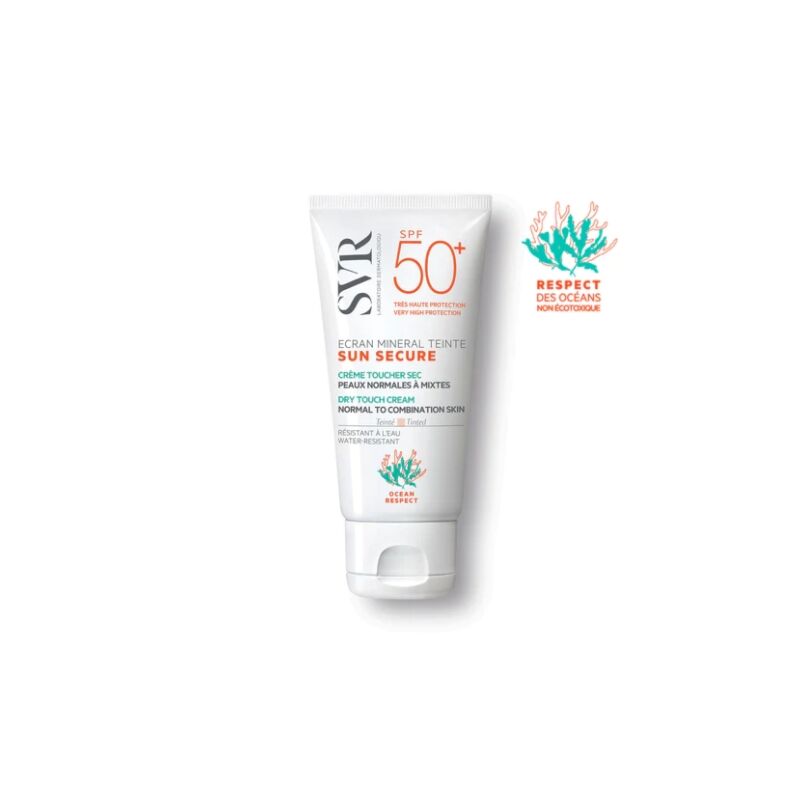 SVR - SUN SECURE ECRAN MINERAL TEINTE PEAUX NORMALES A MIXTES SPF 50  50ML
