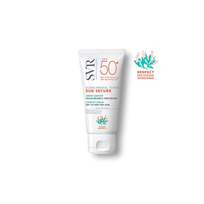 SVR - SUN SECURE ECRAN MINERAL TEINTE PEAUX SECHES A TRES SECHES SPF 50  50ML