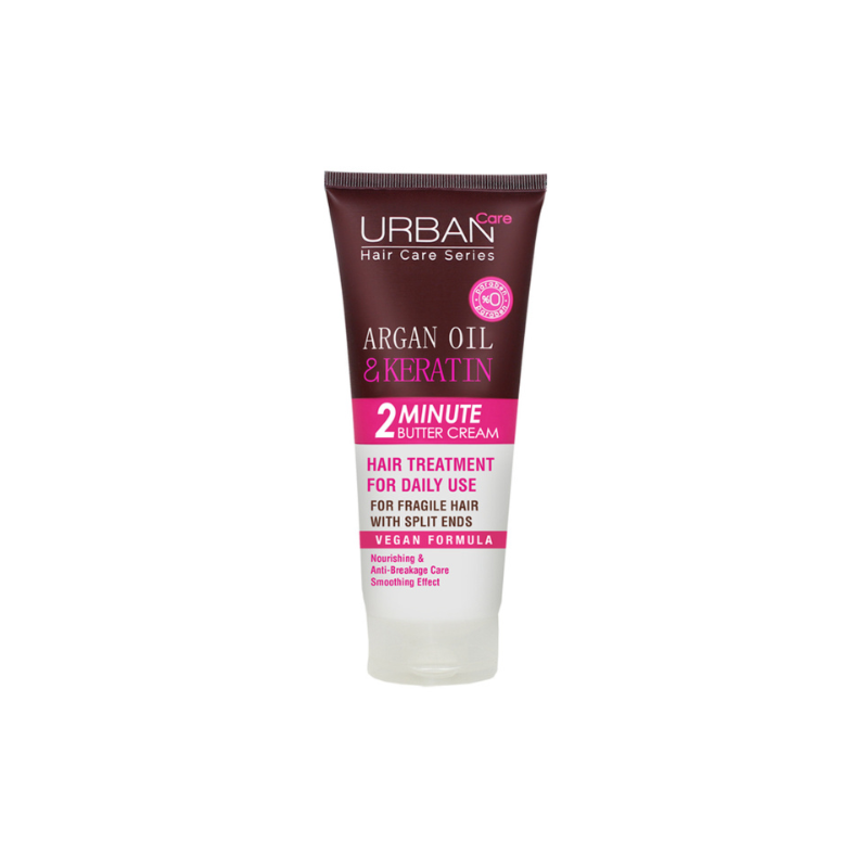 URBAN CARE - 2 MINUTES CREME-MASQUE ARGAN & KERATINE 200ML