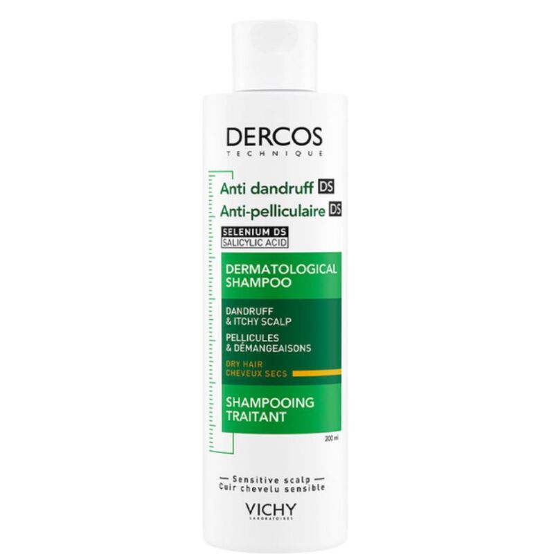 DERCOS - SHAMPOING ANTI-PELLICULAIRE CHEVEUX SECS