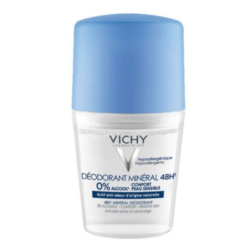 VICHY - DEODORANT MINERAL 48H 0% ALCOOL ROLL-ON