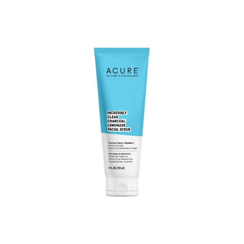 ACURE - INCREDIBLY CLEAR CHARCOAL LEMONADE FACIAL SCRUB 118ML