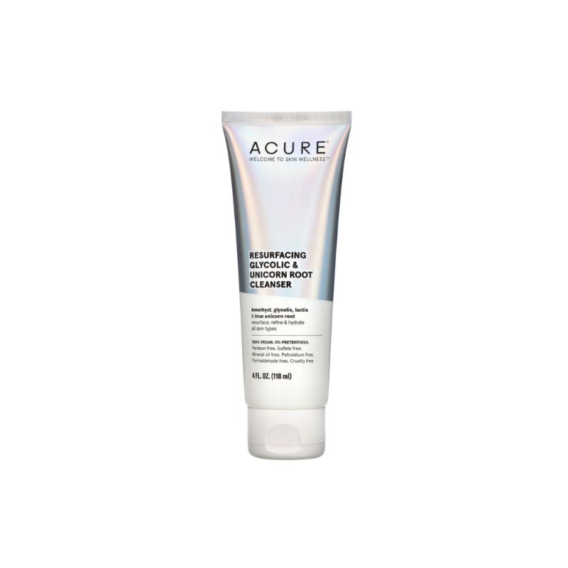 ACURE - RESURFACING GLYCOLIC & UNICORN ROOT CLEANSER 118ML