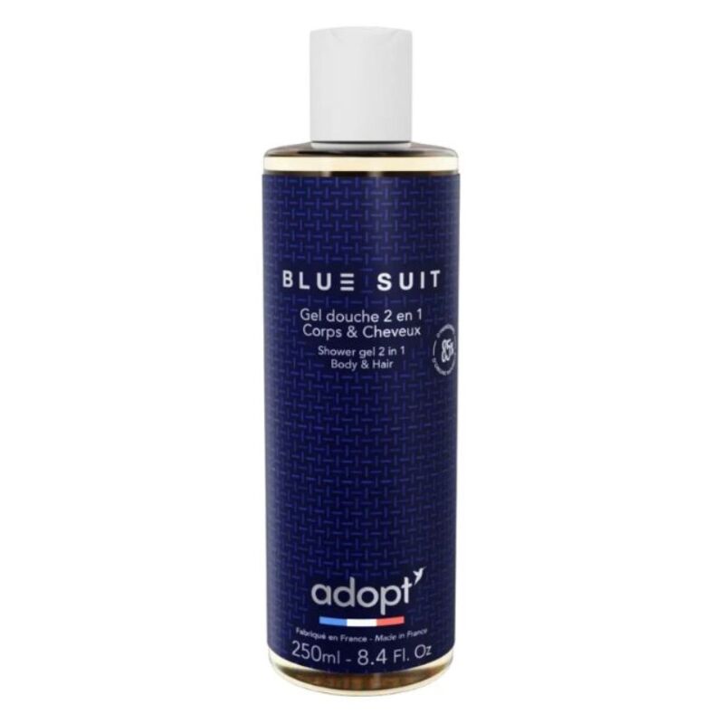 ADOPT - BLUE SUIT GEL DOUCHE 2 EN 1 CORPS ET CHEVEUX 250ML