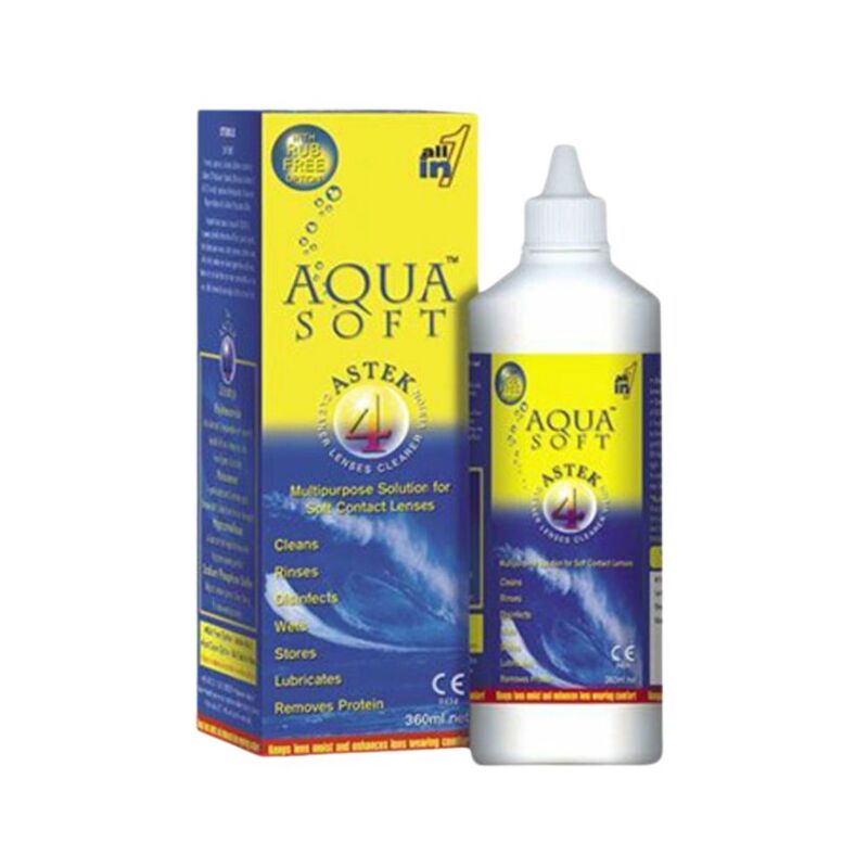 AQUA ASTEK - CLEANER LENSES 120 ML