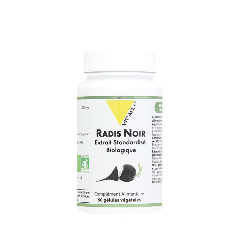 VIT'ALL+  - RADIS NOIR 60 GELULES