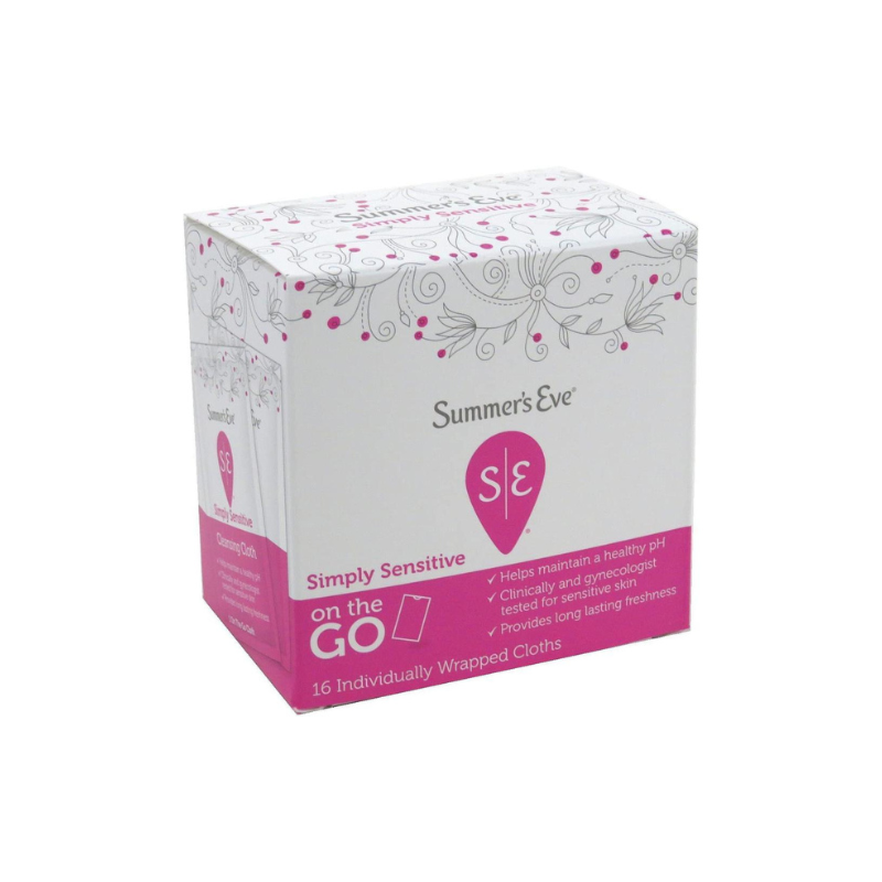 SUMMER'S EVE - ISLAND SPLASH CLEANSING CLOTHS