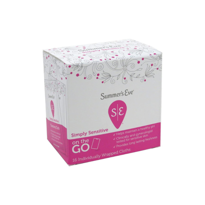 SUMMER'S EVE - ISLAND SPLASH CLEANSING CLOTHS