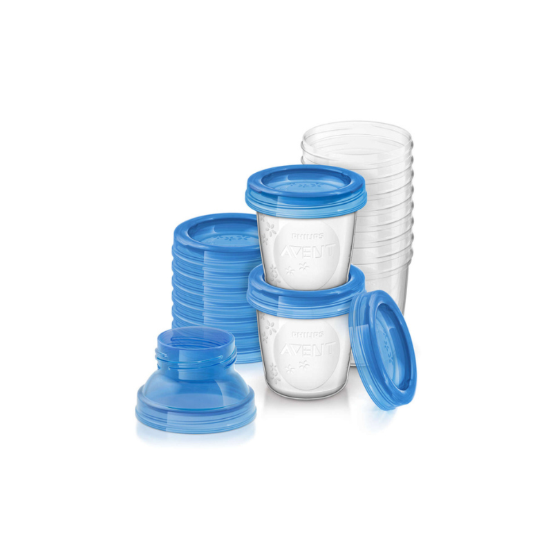 AVENT - POTS DE CONSERVATION POUR LAIT MATERNEX10 180ML