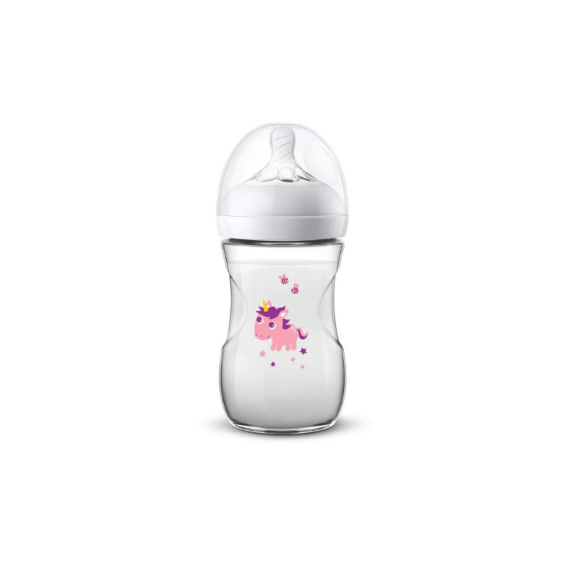 AVENT - BIBERON NATURAL UNICORN 260ML