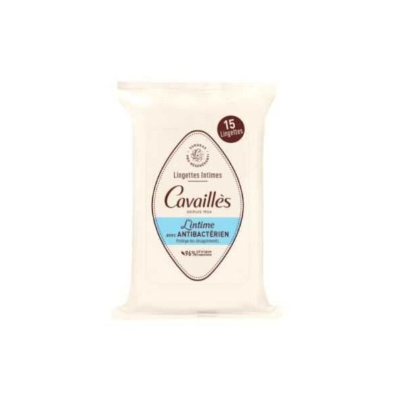 ROGE CAVAILLES - LINGETTES INTIMES ANTIBACTERIENNES